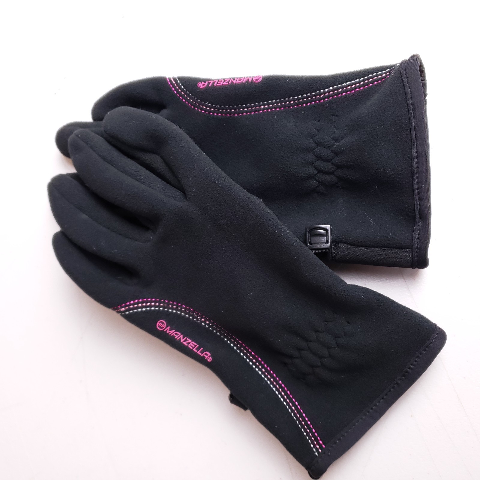 Manzella Windproof Touchscreen Winter Gloves Blac… - image 1