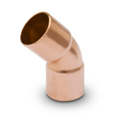 Bramec 10138 1/2" Copper 45Β¬β Elbow NPT Fitting