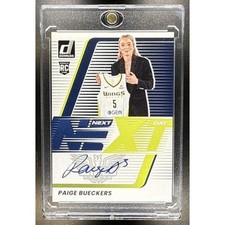 2025 Panini Donruss WNBA Paige Bueckers #5 Next Day On-Card Autograph RC Wings