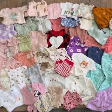 Baby Clothes Mystery Bundle Girls Sizes Newborn and 0-3 Months Mixed Clothes