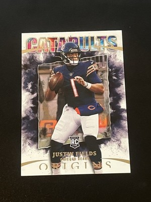 2021 Panini Origins - Catapults Justin Fields #C-19 (RC) Rookie Bears