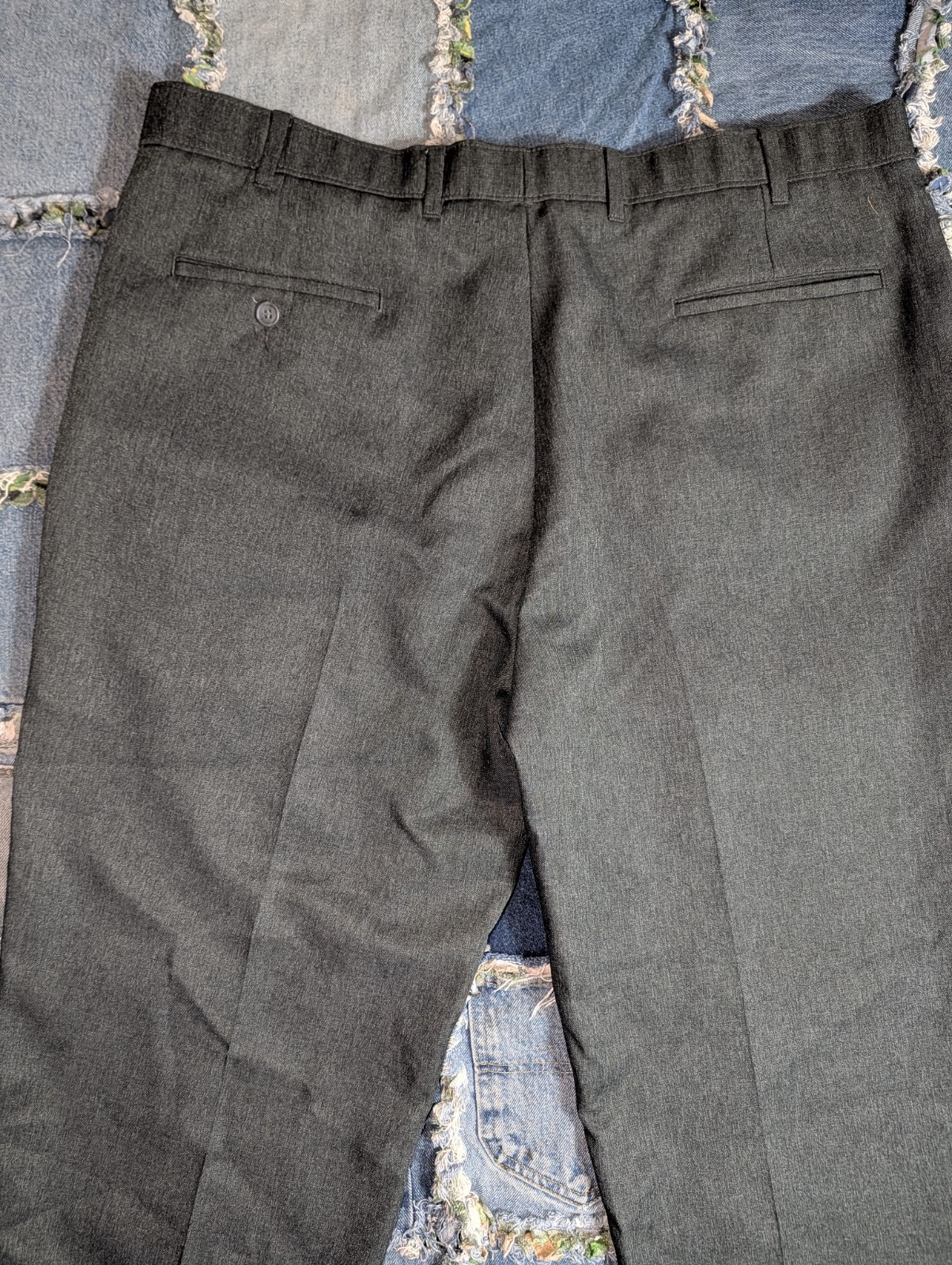 Levi Action Slacks Flat Front Dacron Polyester Da… - image 9