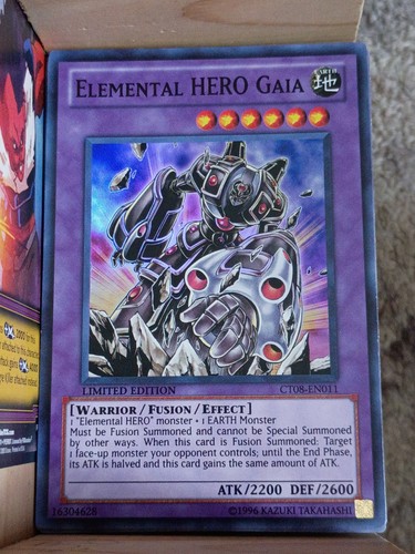 Elemental HERO Gaia CT08-EN011 YuGiOh Collectible Tins 2011 card
