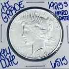 1925 S SILVER PEACE DOLLAR AUTHENTIC HI GRADE U.S. MINT COIN RARE KEY DATE 6515