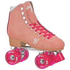Candi GRL Carlin Quad Roller Skates Peach/Pink Size 06