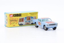 1:44 Corgi Toys Ford Mustang Fastback 2 + 2 Flower Power Nr. 348 Repro