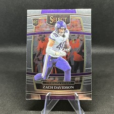 2021 Panini Select Zach Davidson Rookie #95 Vikings Rc