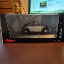 Schuco 1:43 VW Beetle black/grey 1:43