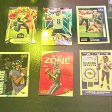 Panini Lamar Jackson Baltimore Ravens 6 Cards Rookies & Stars Score Contenders