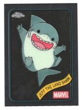 2025 Topps Chrome Marvel Trading Card 156 Jeff the Land Shark
