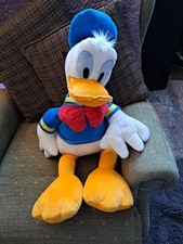 Disney Store Core Donald Duck Stamped Plush Soft Toy Teddy Bear 