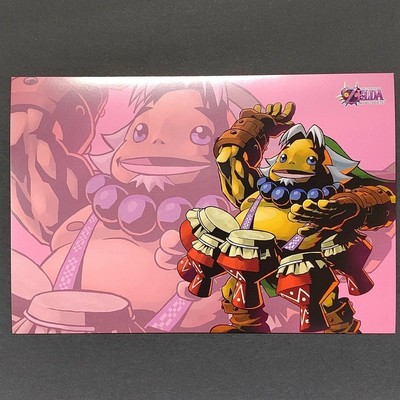 Goron Link The Legend of Zelda Postkarte Majora's Mask 3D Nintendo Japan F/S