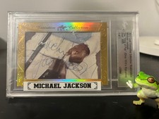 2017 Leaf Executive Collection Masterpiece Michael Jackson King of Pop auto 1/1