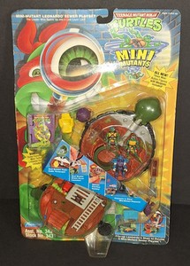 Teenage Mutant Ninja Turtles - Mini Mutants Raph Feudal Castle Playset TMNT 1994