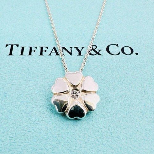 Tiffany & Co. Herzkrone Diamant Collier Paloma Picasso Silber mit Box I13 - Bild 2 von 7