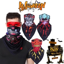Cosplay Magic Scarf Mask Halloween Balaclava Neck Gaiter Skull Headwear Bandana