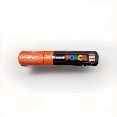 Uni POSCA 8mm Chisel Tip Paint Marker - ORANGE (PC-8k)
