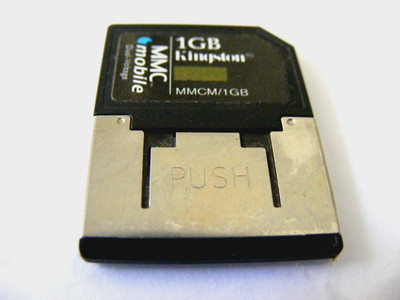 1GB Multimedia Card Plus Mobile + Adapter ( 1 GB MMC Plus ) KINGSTON gebraucht
