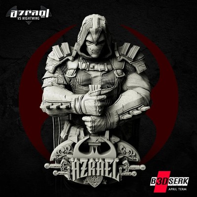 Azrael Jean-Paul Valley Büste 3D gedruckt 16K unbemalt Resin Modellbausatz Maßstab 1:4