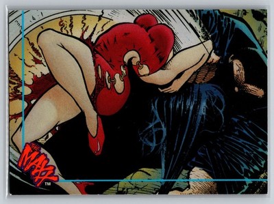 1993 Topps The Maxx #52 Muggers at Work Street Crime Scene Sam Kieth Card