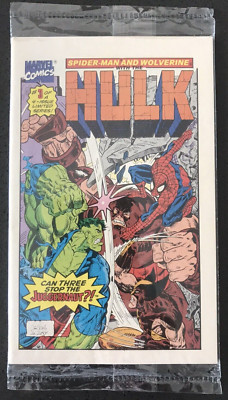 Spidey Wolverine Hulk Silver Surfer #3 & #4 '93 Marvel Mini comics New Packaged