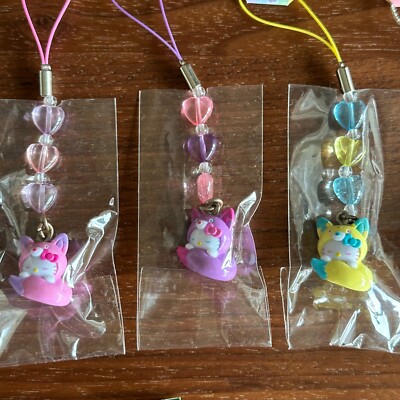 Hello Kitty Gotochi Keychain Lot of 20 Vintage Sanrio Japan
