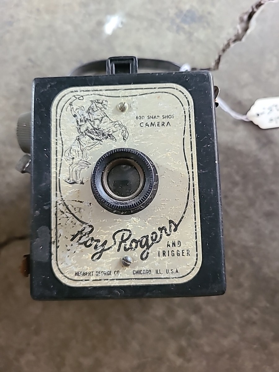 ヴィンテージ　ボックスカメラ　Roy Rogers and Trigger Vintage Roy Rogers & Trigger 620 Snap Shot Camera Herbert