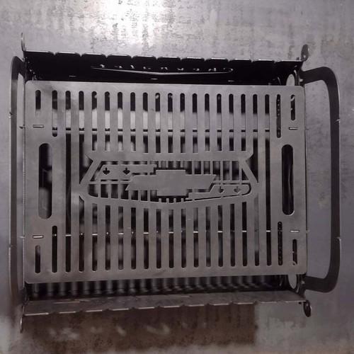Metal 1957 Chevy Bel Air Firepit Collapsible Plasma Cut Metal Chevrolet 57 Chevy - 第 12/12 張圖片