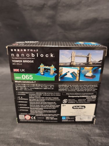 NANOBLOCK NBH 065 TOWER BRIDGE 460 pcs MICRO-SIZED BUILDING BLOCKS BRAND NEW - Picture 2 of 2