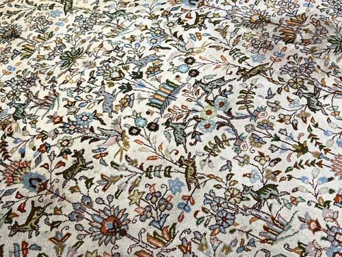 Prachtvoller Unikat Handgeknüpfter Orientteppich Täbris Tabatabai 360x280 cm rug - Bild 6 von 24