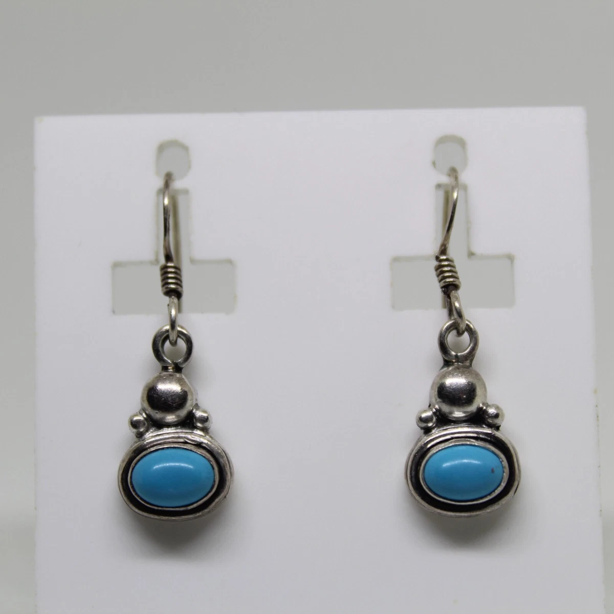 Silverly Orecchini Pendenti In Argento 925 Con Nodo Celtico E Turchese - Design A Goccia, Regalo Per Donna