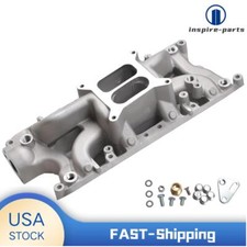 Carb Aluminum Dual Plane Intake Manifold For Ford Sbf 260 289 302 Windsor