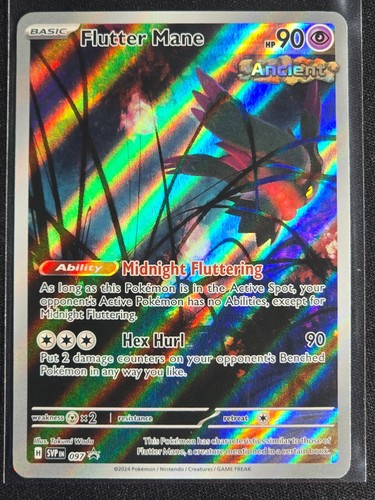 Flutter Mane SVP 097 (Black Star Promo) Scarlet & Violet Near Mint