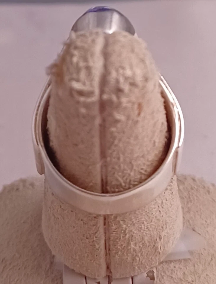 Anillo Jay King DTR Mine Fines púrpura esterlina Charoite Lg con lados forrados talla 6 Foto 2 de 3