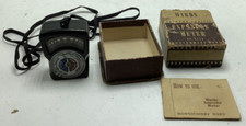 MONTGOMERY WARD WARDS EXPOSURE METER 60-8720 ORIGINAL BOX, MANUAL
