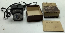 MONTGOMERY WARD WARDS EXPOSURE METER 60-8720 ORIGINAL BOX, MANUAL