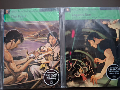 Engl. Lektüren: The Pearl + Logan´s Run (Penguin Readers; level 3: Mittelstufe)