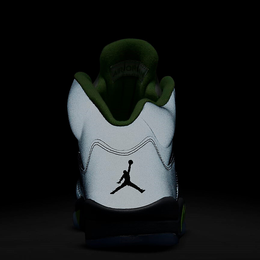 Air Jordan 5 Retro “Green Bean” Silver/FlintGrey DM9014-003