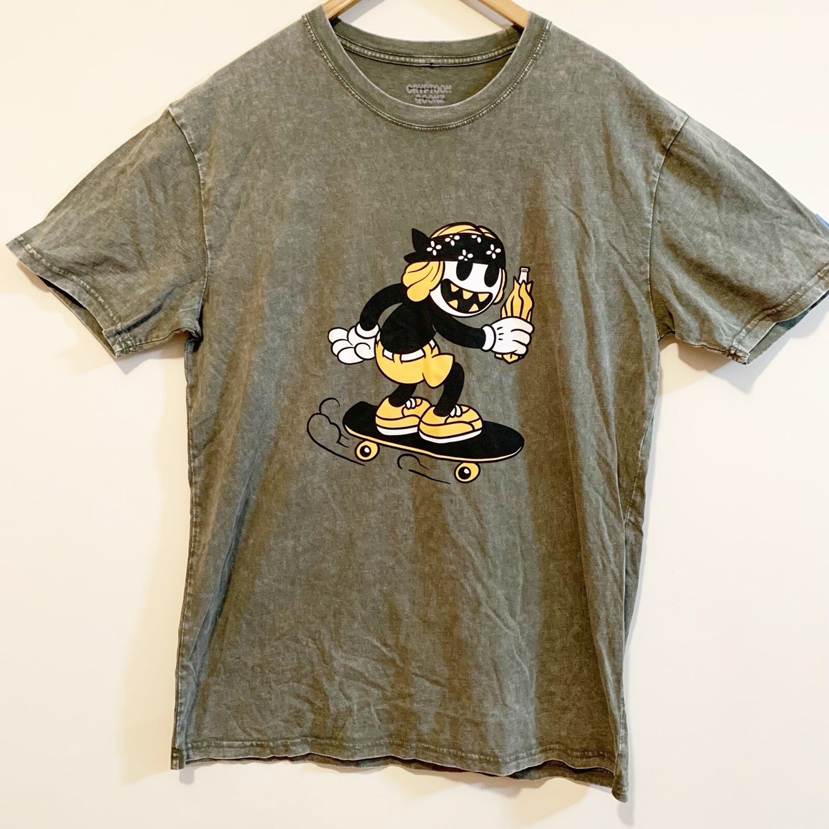 Cryptoon Goonz NFT Skater Tee Shirt Large