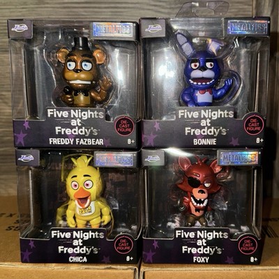 Complete Set of 4 Five Nights at Freddy s Metalfigs Die-Cast Jada FNaF 2024