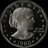 1980 S Susan B Anthony PROOF Dollar US Mint Coin SBA
