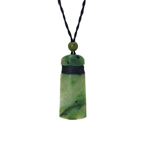 81stgeneration Collana Uomo Donna Con Ciondolo Roimata In Giada Nefrite - Gioiello Tribale Maori Con Cordino Regolabile 84 Cm