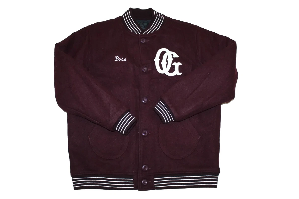 Acapulco Gold OG Boss Logo Embroidery Varsity Jacket eBay