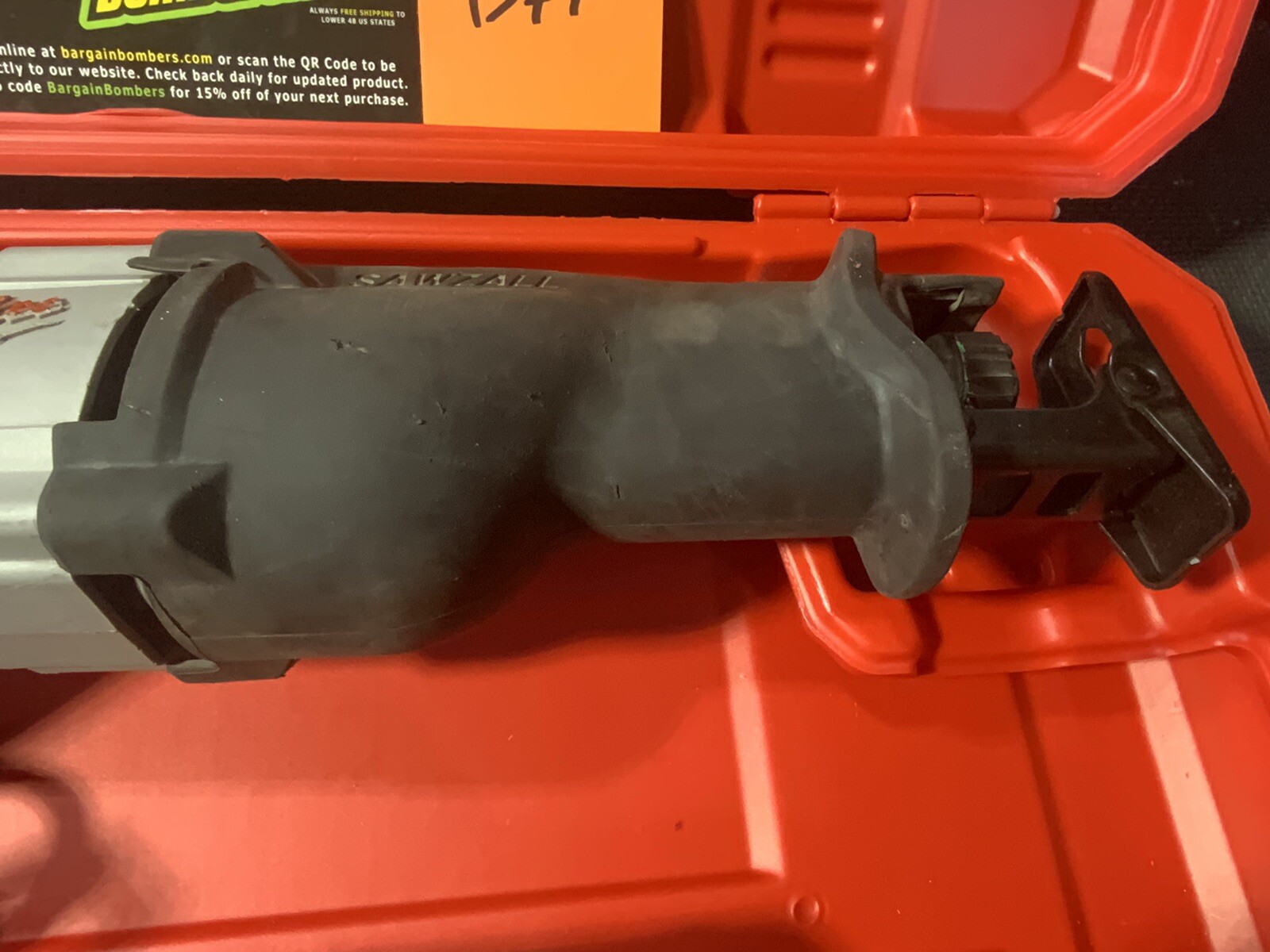 Milwaukee Sawzall Recip Saw Kit with case used lot 1577 45242195930 eBay