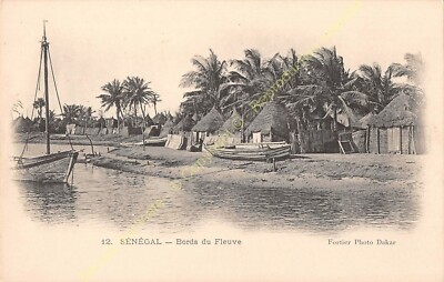 Cpa Sénégal Dakar Riverbanks Edit Fortier N12