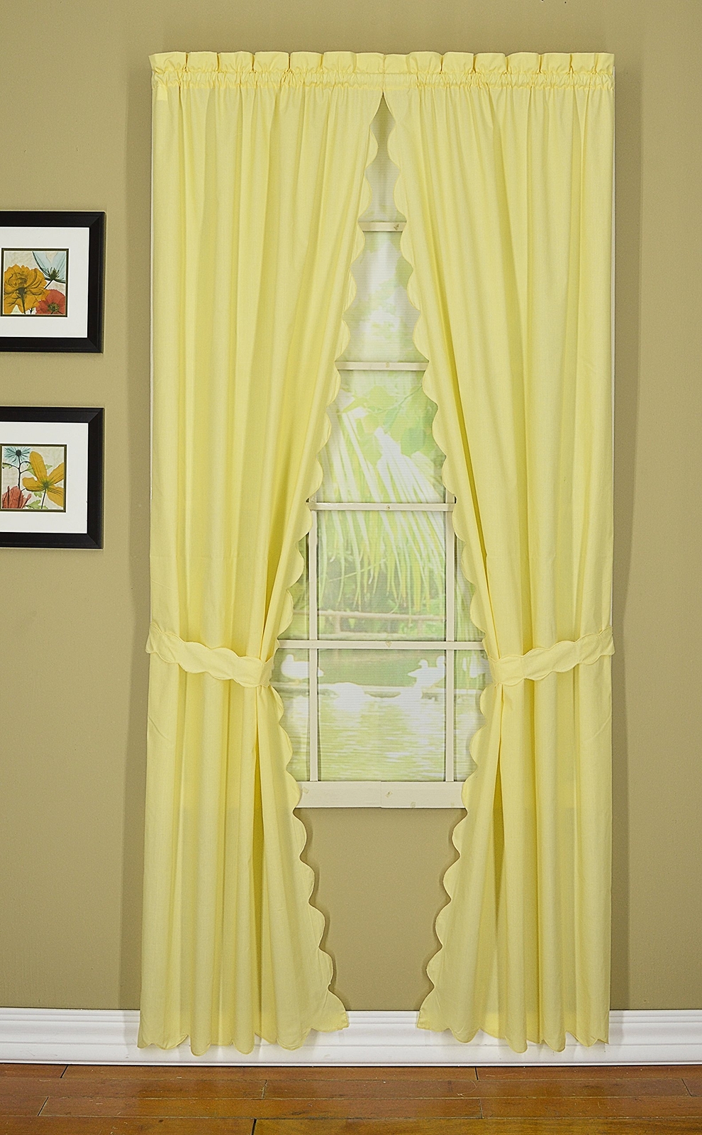 , Orleans Scallop Curtain, Buttercup 54