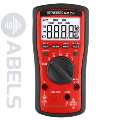 Benning TRUE RMS Digital-Multimeter MM 2-3 MM2-3 (044693) *NEU*