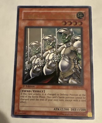 Goblin Elite Attack Force Ultimate Rare 1st Edition VLP Yugioh Card CRV-EN020