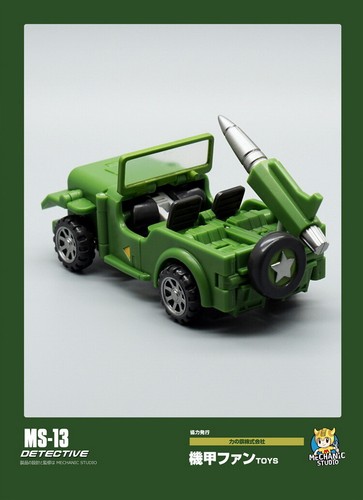 New Hound G1 Detective MFT MS-13 Action Figure Mini 4" Deformabls Robot Kids Toy - Picture 5 of 13