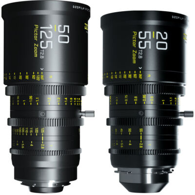 DZOFilm Pictor 20-55mm and 50-125mm T2.8 Super35 Zoom Lens Bundle (PL Mount and